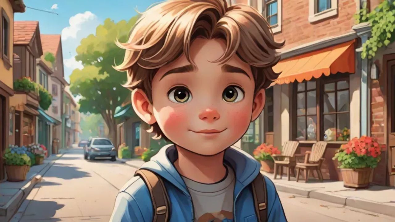 Young Boy 3D cartoon character